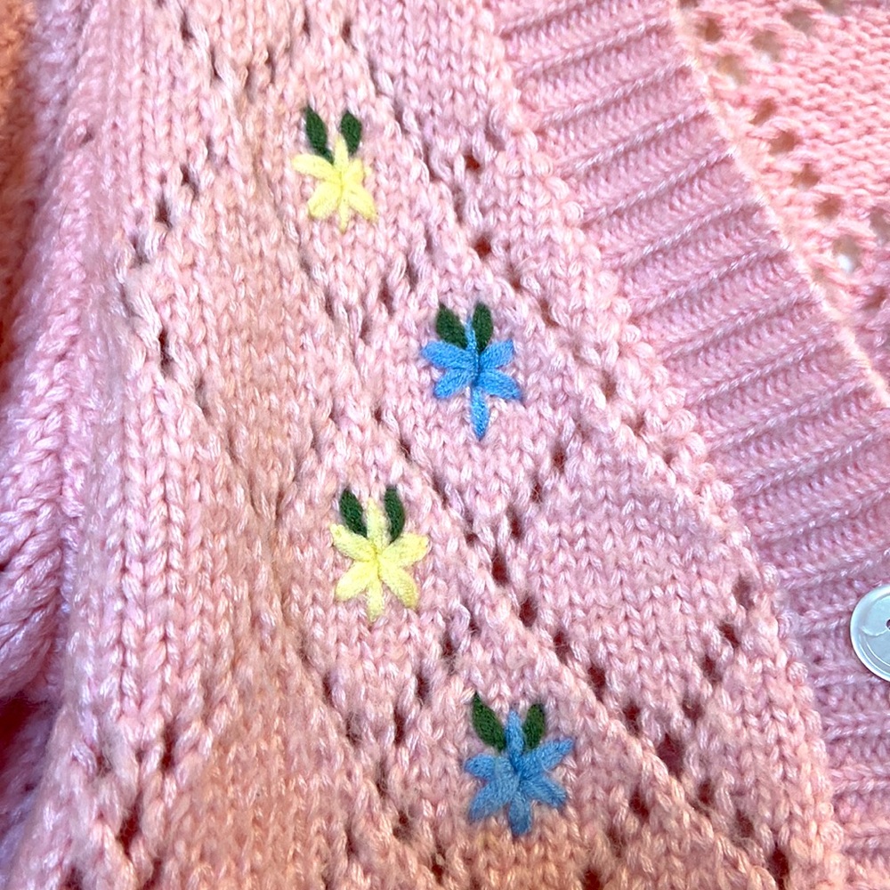 ♥️ HOST PICK ♥️ LITTLE WHITE HOUSE chunky cardigan S/M - Picture 4 of 9